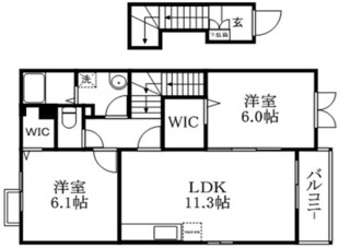 アルモニーⅠの物件間取画像